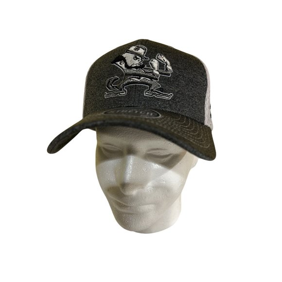 Zephyr NCAA Notre Dame Fighting Irish “Mist” Curved Bill Stretch Fit Hat New L - Picture 5 of 13